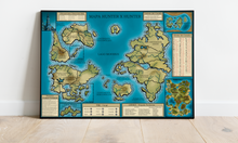 Cargar imagen en el visor de la galería, Mapa Hunter X Hunter