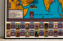 Cargar imagen en el visor de la galería, Mapa Jojo's Stardust Crussaders