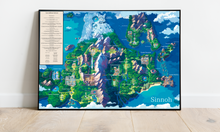 Cargar imagen en el visor de la galería, Mapa Pokémon, región de Sinnoh