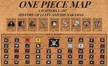 Load image into Gallery viewer, Edición Limitada Mapa One Piece Capítulos 1-597
