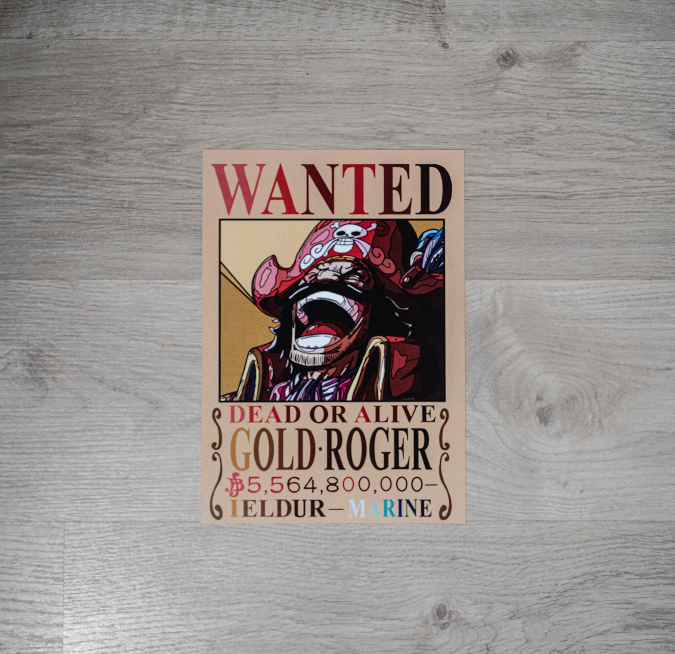 Cartel Wanted Gold D. Roger - One Piece